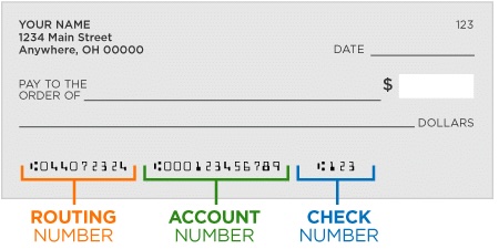 Example Check Information